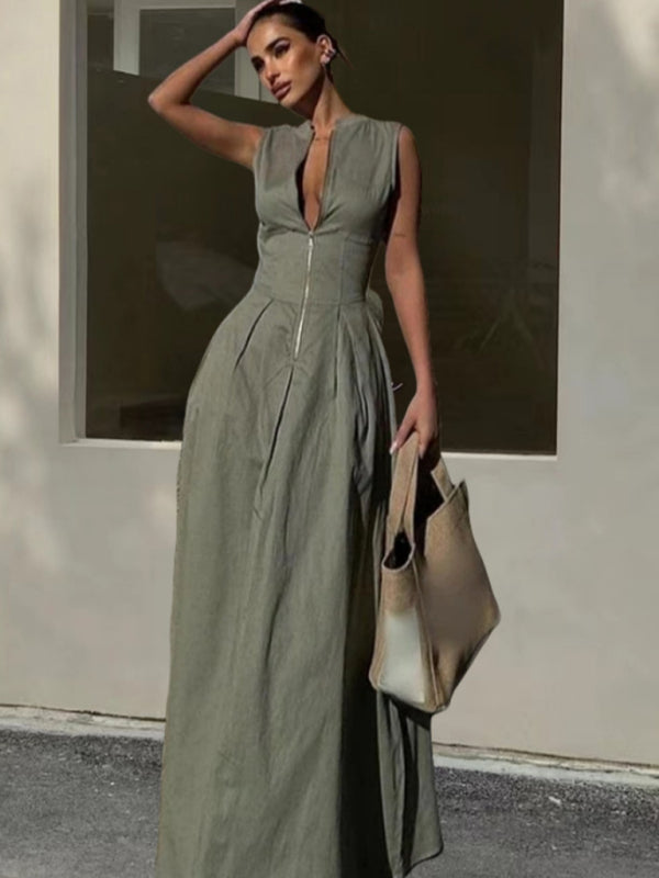 Tailored Structured Maxi Event Dress Maxi Dresses