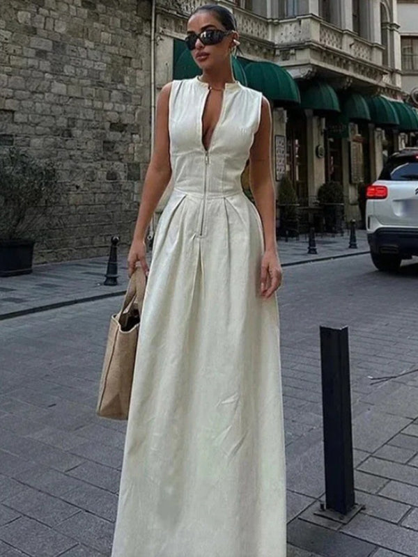 Tailored Structured Maxi Event Dress Maxi Dresses