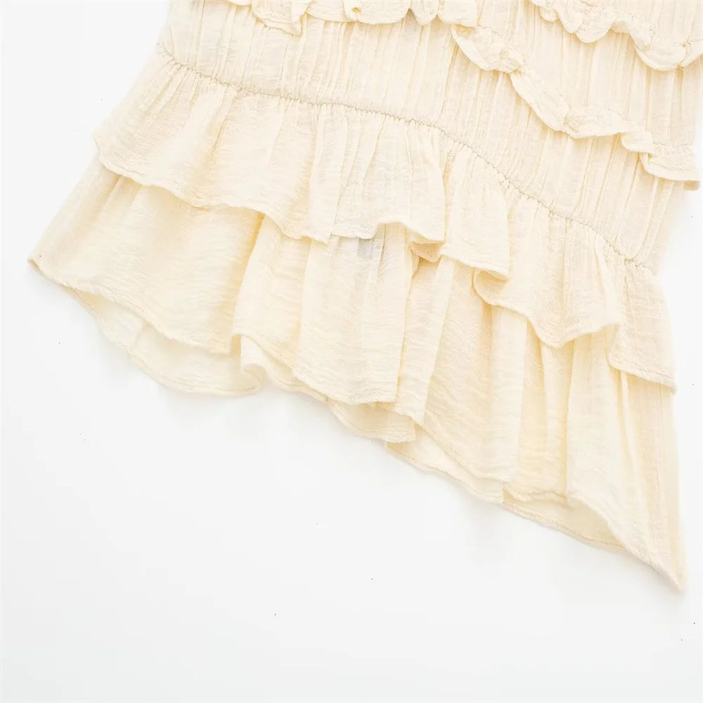 Layered Frill Cami Top - Casual to Cocktail Cami Tops