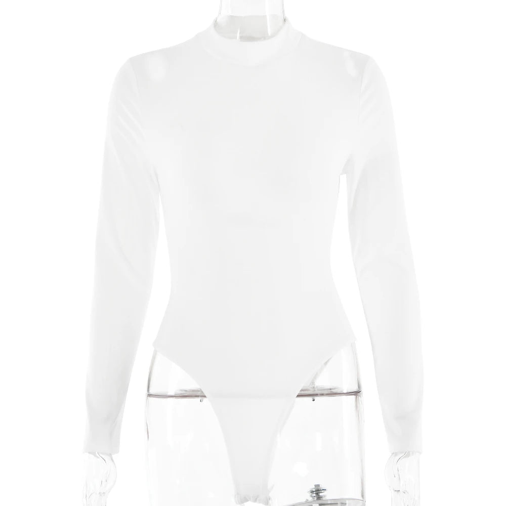 Long-Sleeve Bodysuit with Adjustable Back Bodysuits