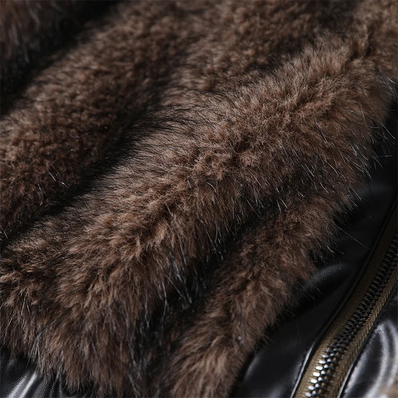 Winter's Elegant Brown Faux Fur Jacket for Women Jackets