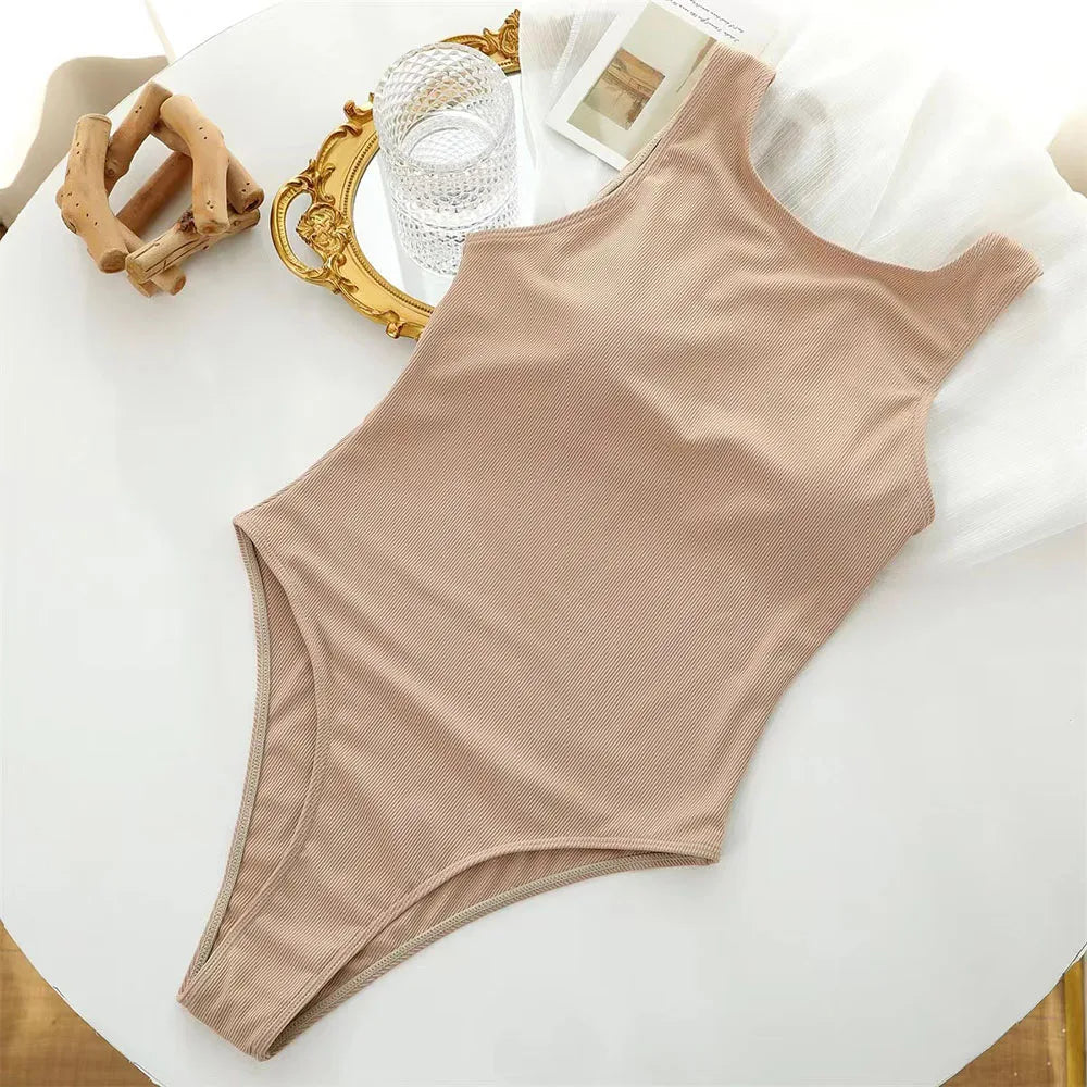 Essential Summer Swimwear One-Piece Monokini for Women Swimsuits