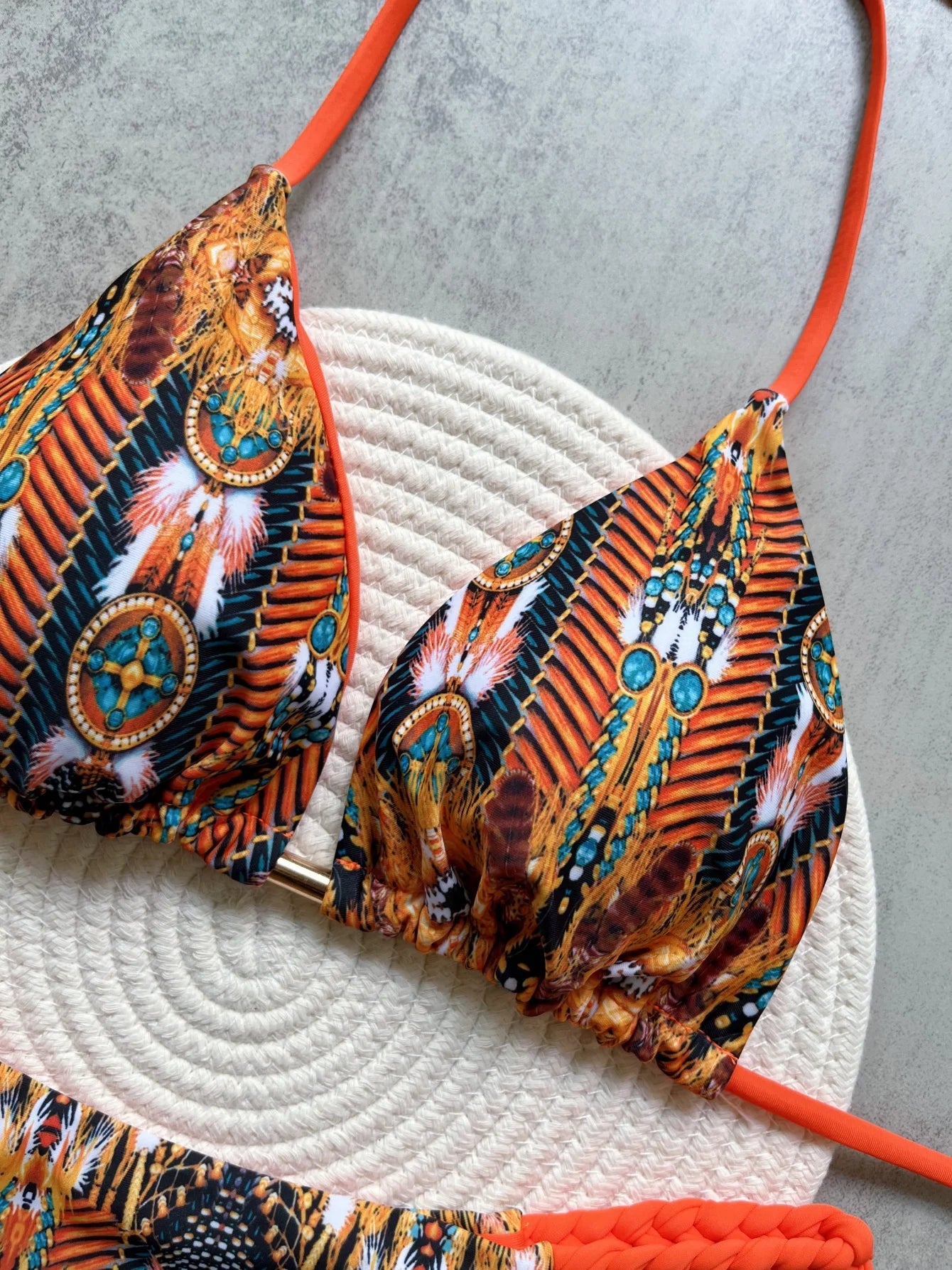 Exotic Two-Piece Swimwear Braided Boho Bikinis Swimwear