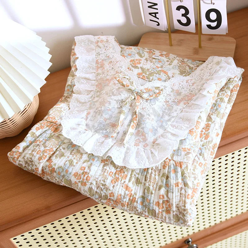 Comfortable Floral Cotton Nightwear for Stylish Women	