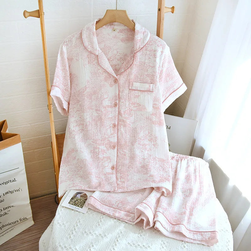 Women's Cotton Pajama Set Hypoallergenic Sleepwear Pajamas Set