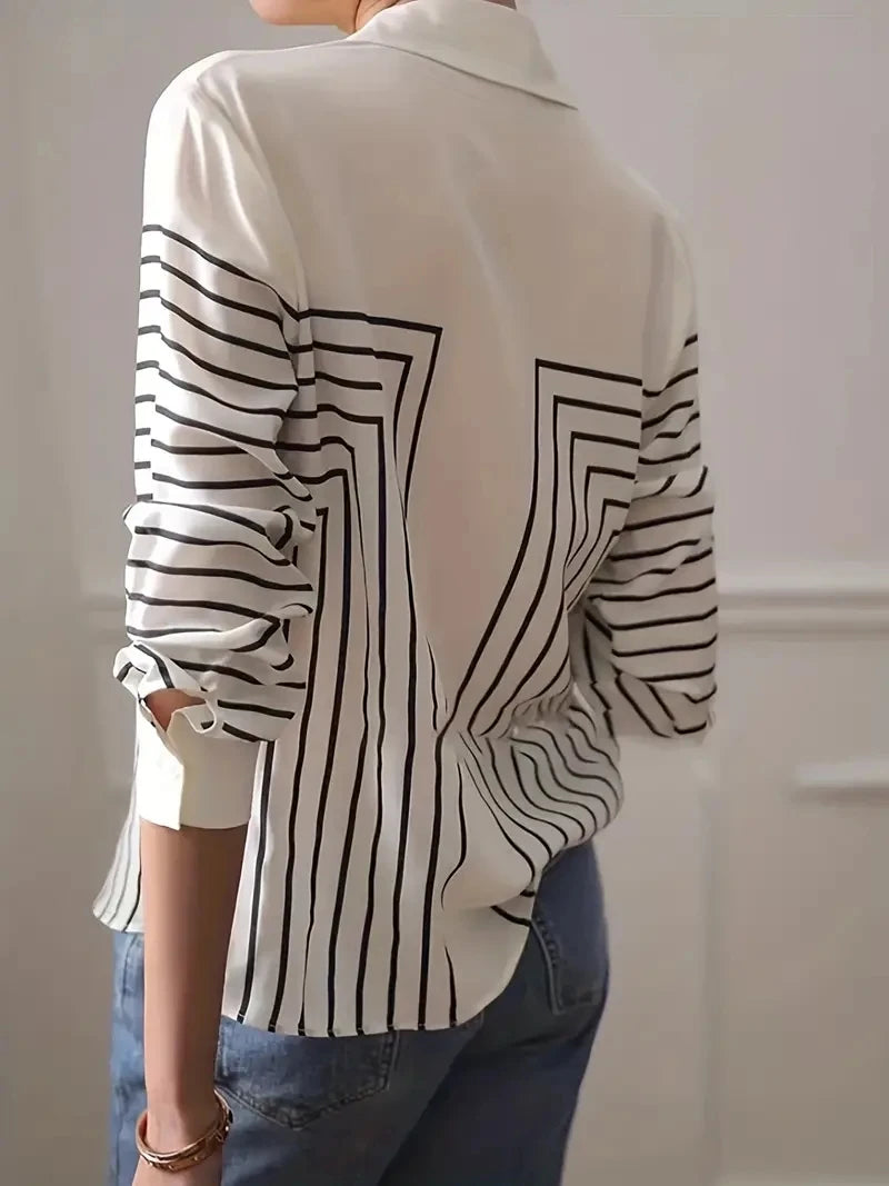 Women's Striped Casual Shirt	