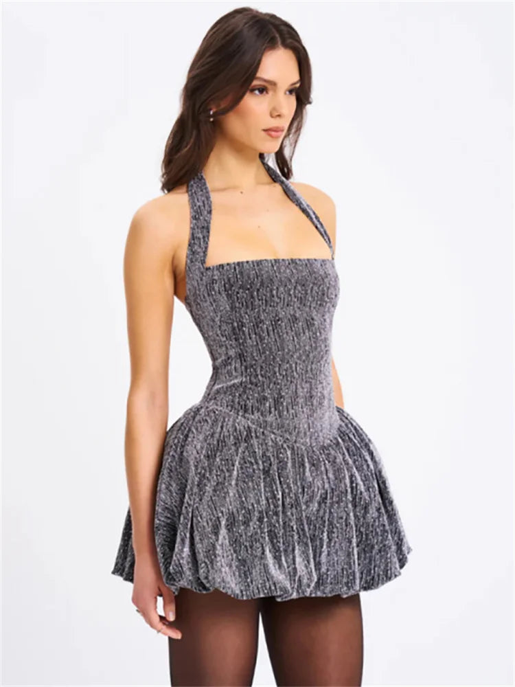 Halter Party Dress - Perfect for Evening Events Mini Dress