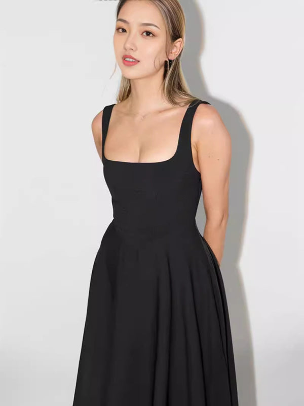 Classic Fit and Flare Cocktail Dress in Tea Length Cocktail