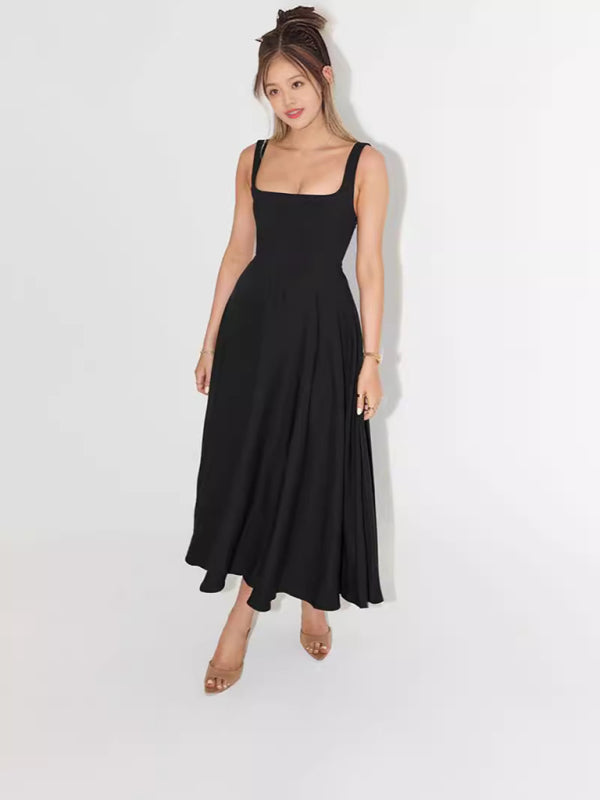 Classic Fit and Flare Cocktail Dress in Tea Length Cocktail