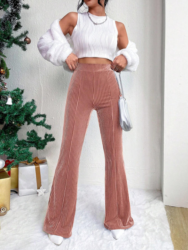 Corduroy Flared Pants for Women Flared Pants