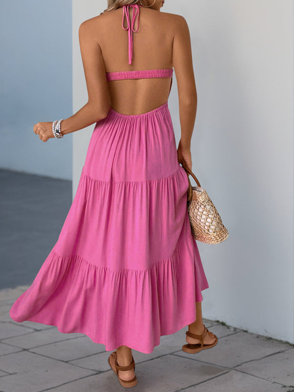 Summer Crochet Top Vacation Midi Dress Vacation Dresses