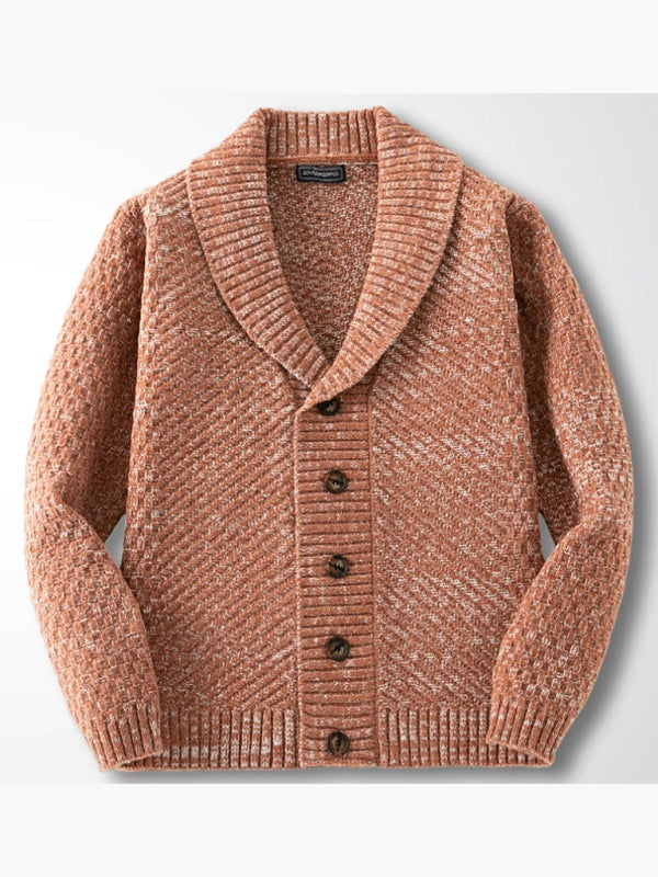 Classic Men's Contrast Button Sweater Cardigan Cardigans