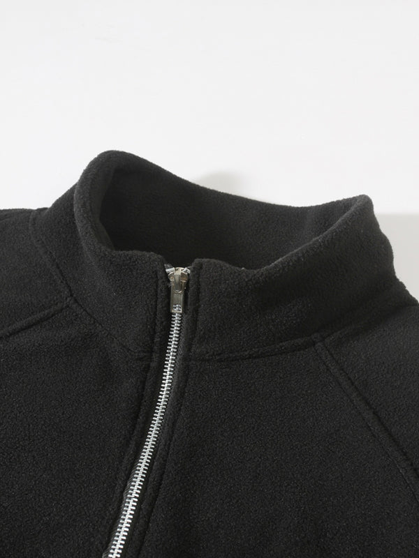 Men's Fleece Pullover - Half-Zip Sweatshirt for Easy Wear