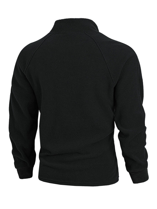 Men's Fleece Pullover - Half-Zip Sweatshirt for Easy Wear