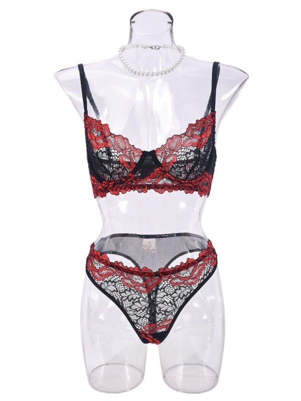 Lingerie Lace Push-Up Set for Romantic Occasion Lingeries