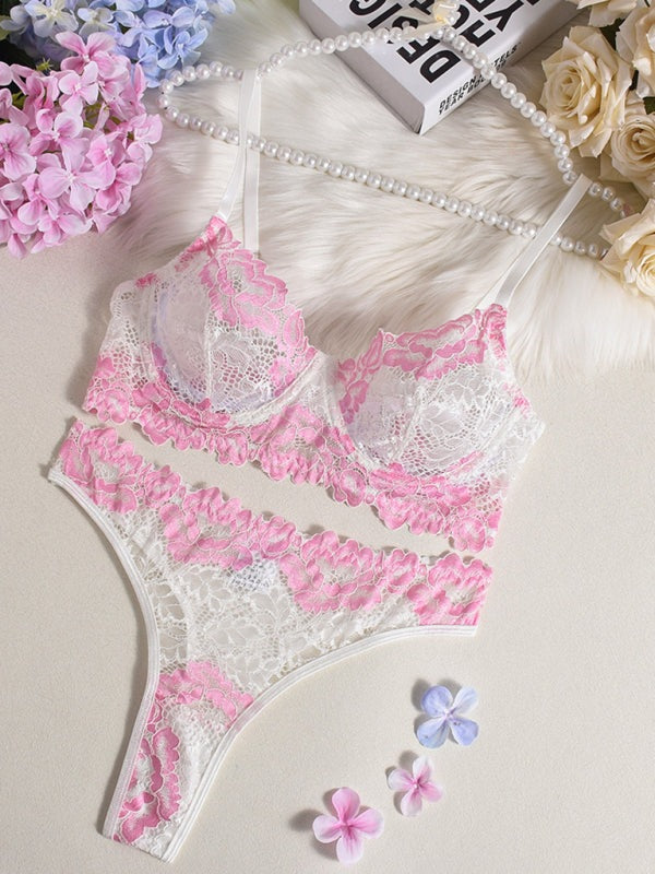 Lingerie Lace Push-Up Set for Romantic Occasion Lingeries