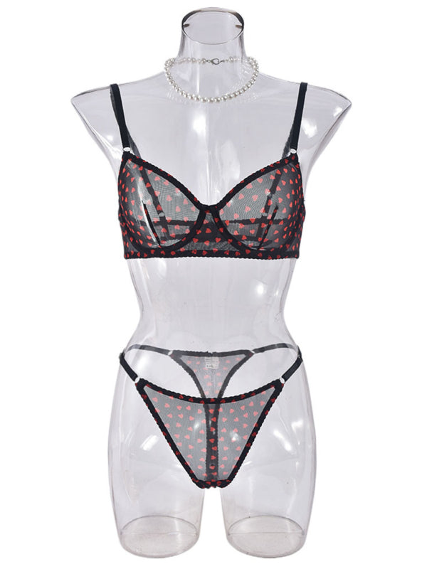 Elegant Mesh Lingerie Set for Romantic Celebrations Lingerie