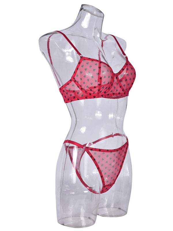 Elegant Mesh Lingerie Set for Romantic Celebrations Lingerie