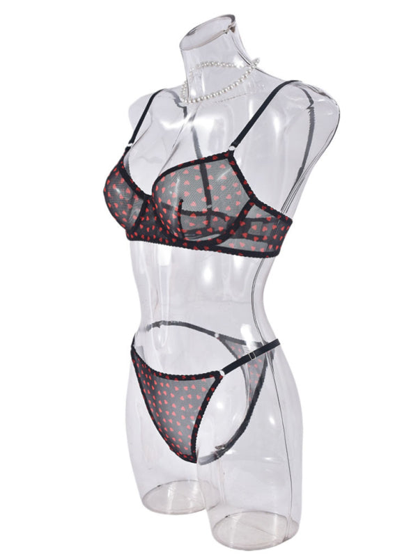 Elegant Mesh Lingerie Set for Romantic Celebrations Lingerie