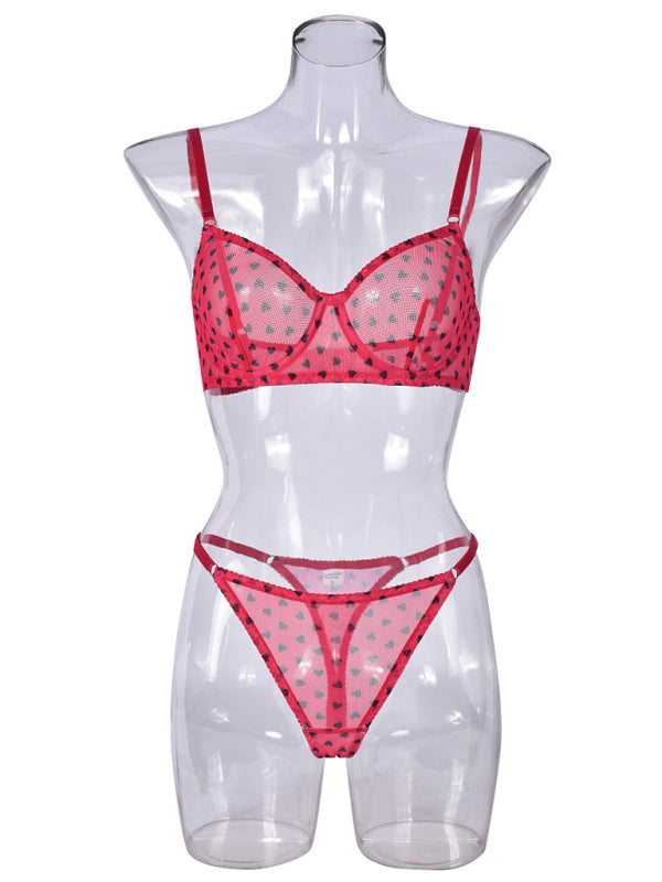 Elegant Mesh Lingerie Set for Romantic Celebrations Lingerie