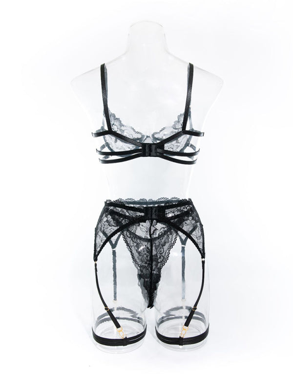 Romantic Lace Lingerie with Garter Belt for Every Woman Lingerie