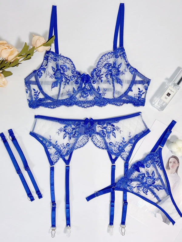 Royal Blue Sensual Lingerie Set for Romantic Evenings Lingerie