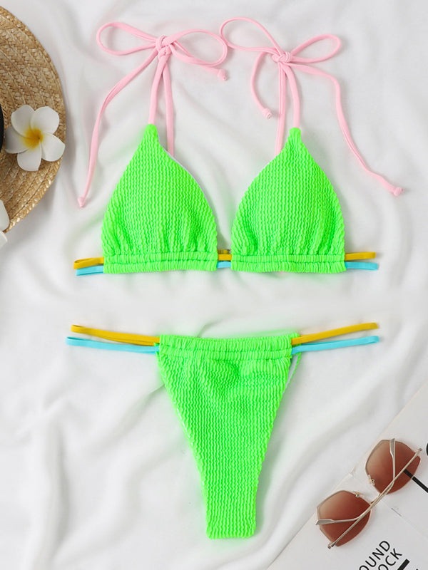 Vacation Swimwear 2 Piece Bikinis for Beach and Pool Swimwear