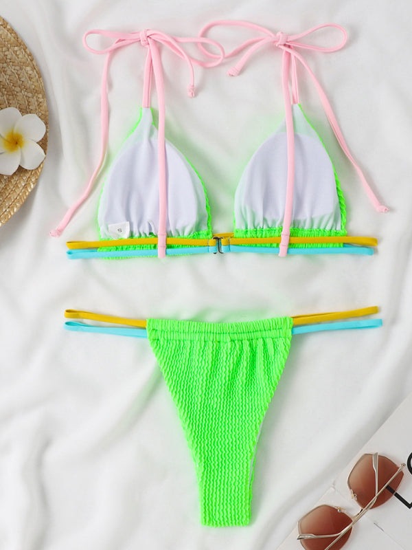 Vacation Swimwear 2 Piece Bikinis for Beach and Pool Swimwear