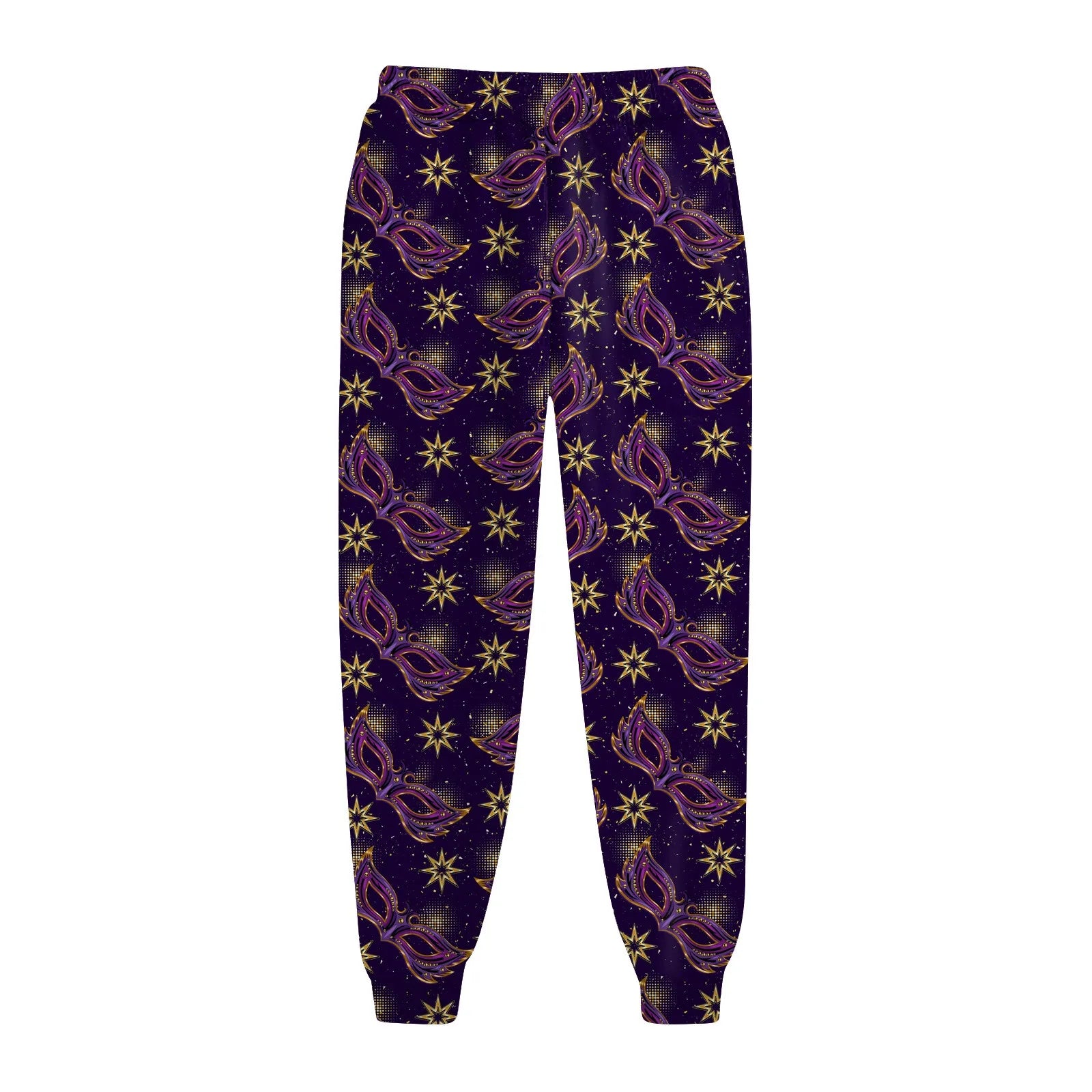 Women's Festive Mardi Gras Joggers for Festival Wear Pants