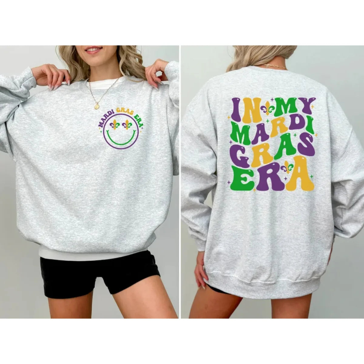 Mardi Gras Women's Carnival Sweatshirt Pullovers