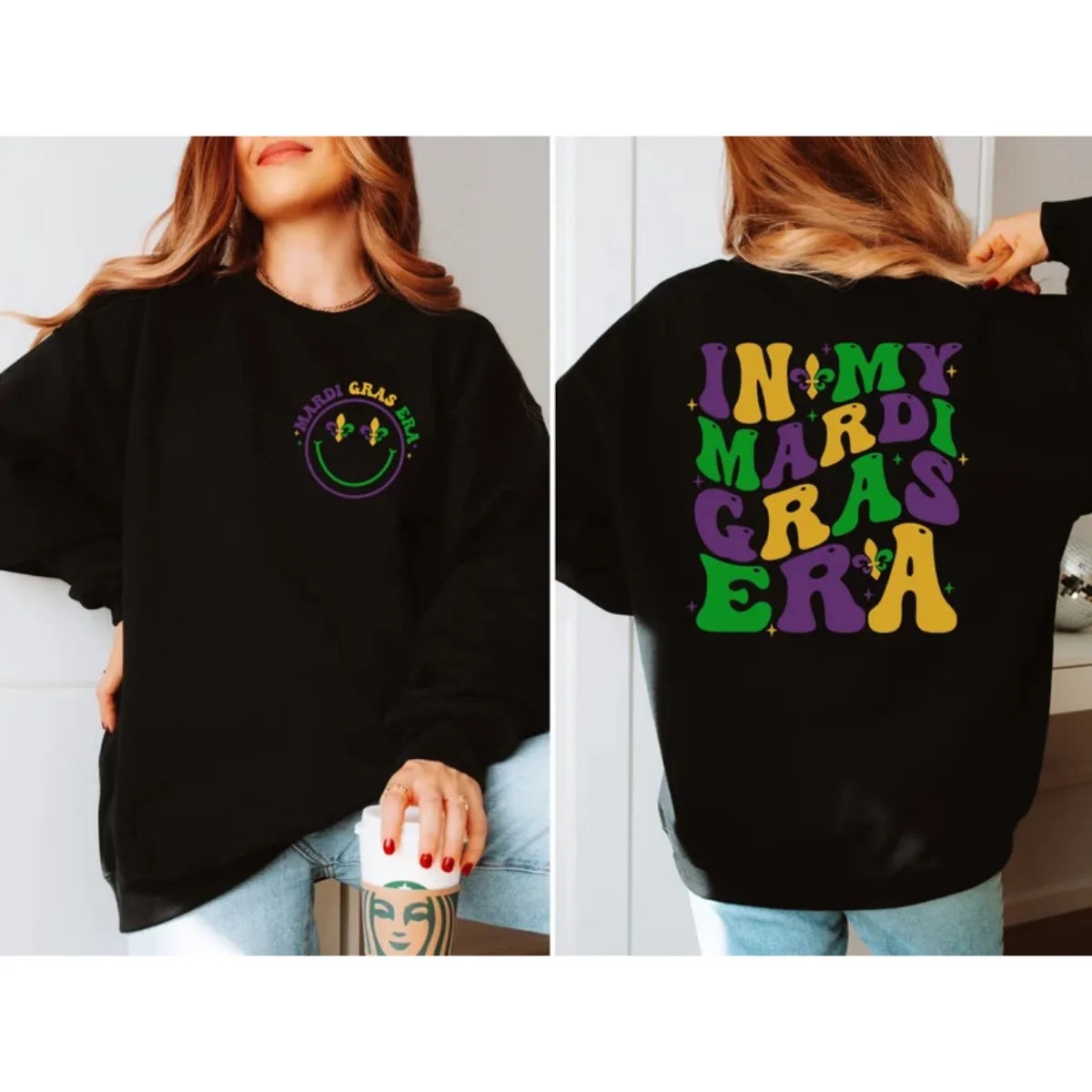 Mardi Gras Women's Carnival Sweatshirt Pullovers