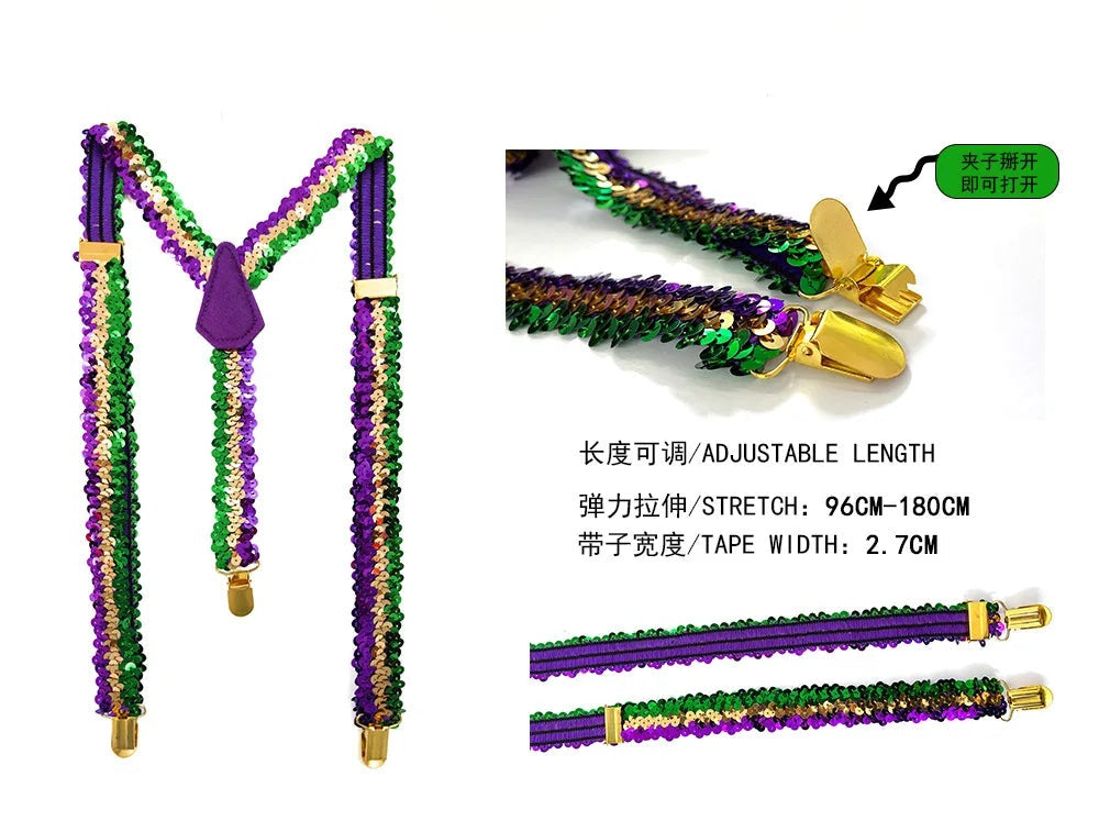 Mardi Gras Festive Accessories Kit for Women and Men Accessories