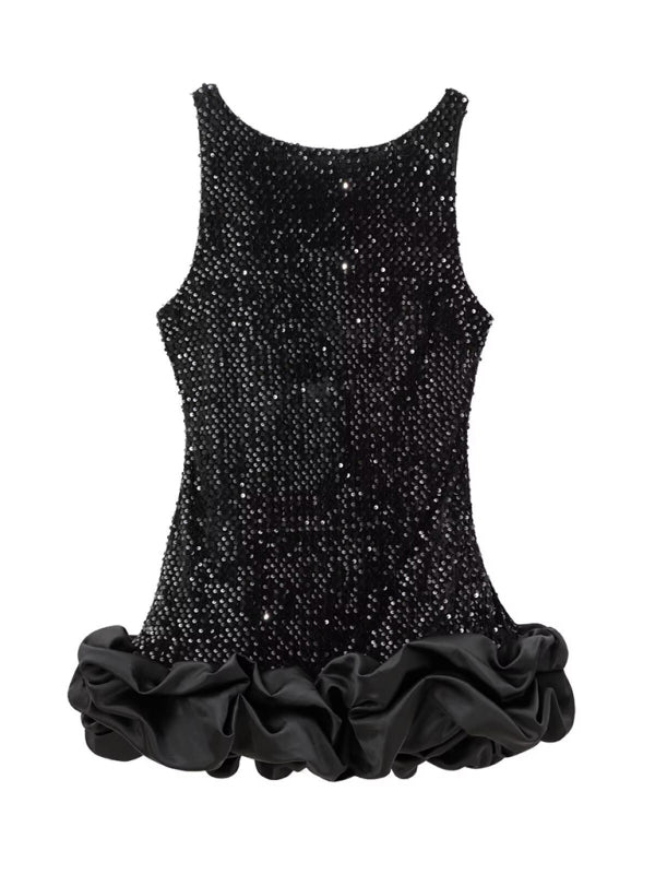 Women's Sequined Sheath Dress for Glamorous Evenings	