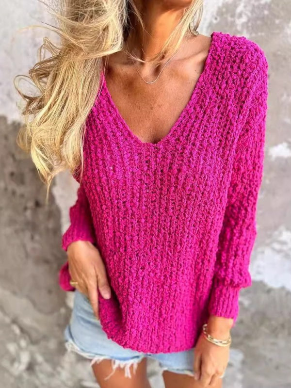 Essential Knitted V-Neck Sweaters for Stylish Layering Sweaters