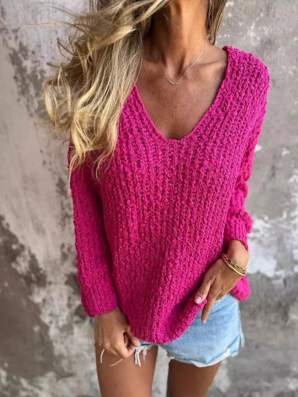 Essential Knitted V-Neck Sweaters for Stylish Layering Sweaters