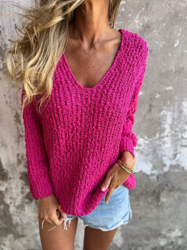 Essential Knitted V-Neck Sweaters for Stylish Layering Sweaters