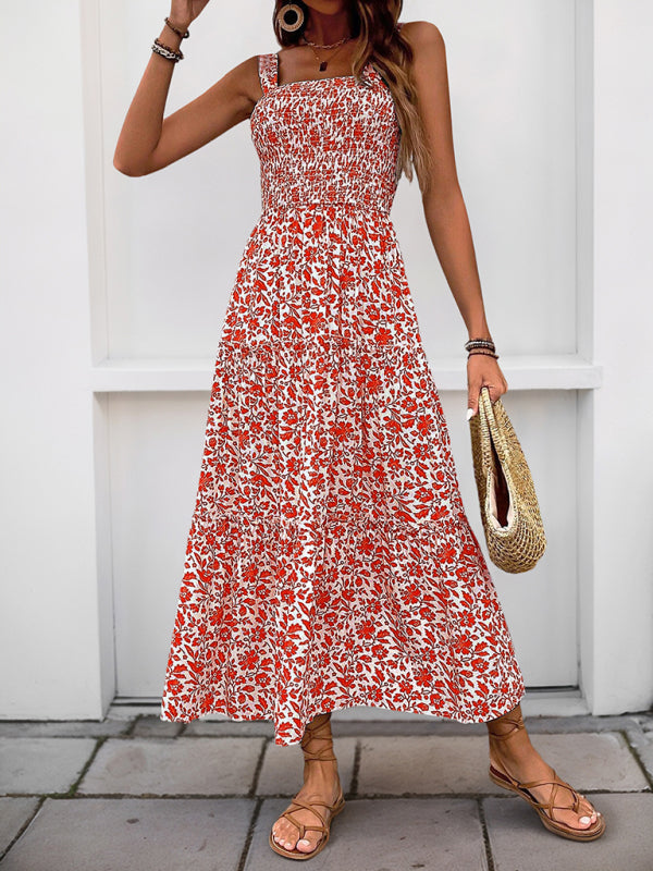 Casual Summer Floral Midi Dress for Garden Gatherings Casual