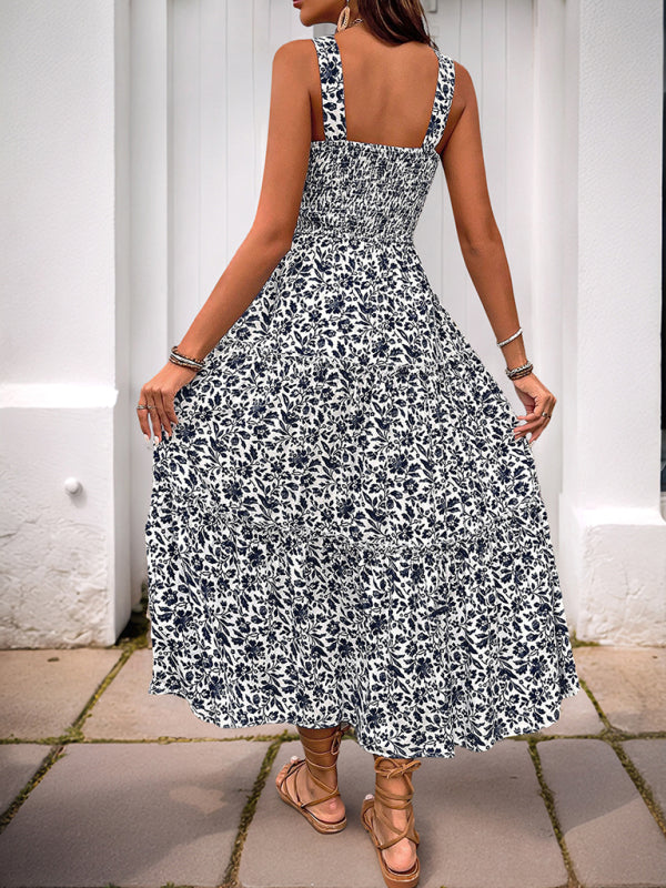 Casual Summer Floral Midi Dress for Garden Gatherings Casual