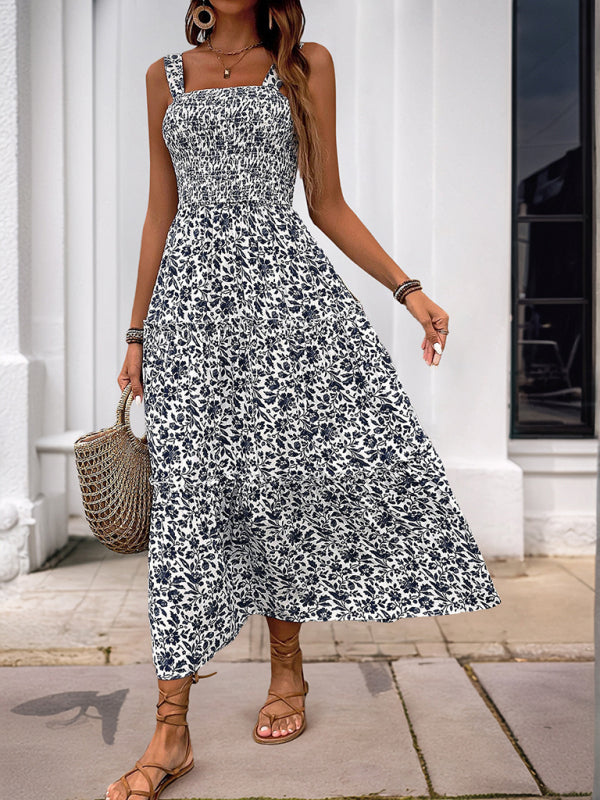 Casual Summer Floral Midi Dress for Garden Gatherings Casual