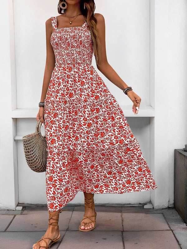 Casual Summer Floral Midi Dress for Garden Gatherings Casual