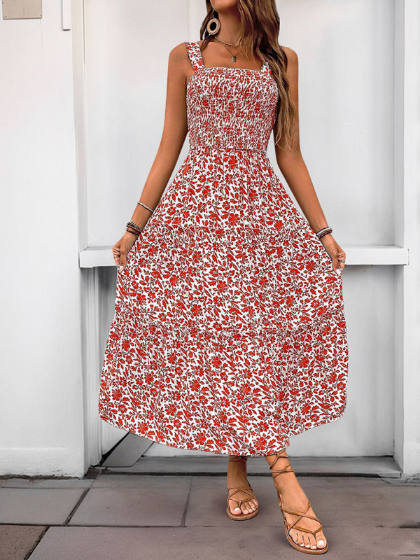 Casual Summer Floral Midi Dress for Garden Gatherings Casual