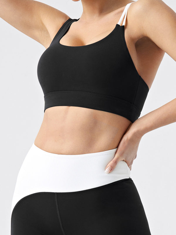 Eco-Friendly High-Elasticity Sports Bra Top for Active Women	