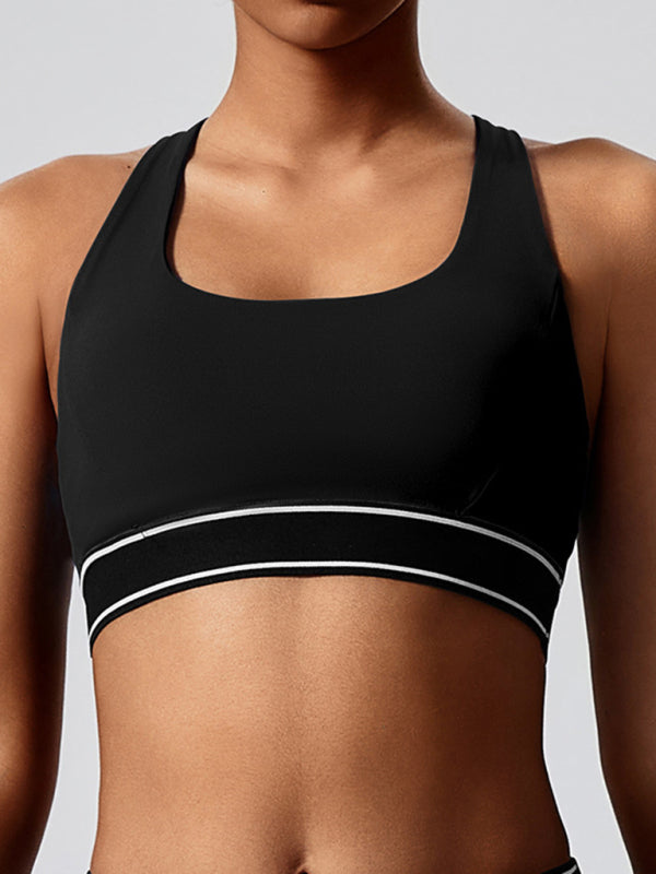 Eco-Friendly Racerback Bra for Optimal Workout Support Sporty Bra