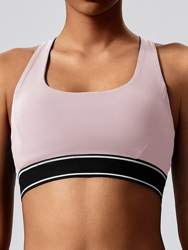 Eco-Friendly Racerback Bra for Optimal Workout Support Sporty Bra