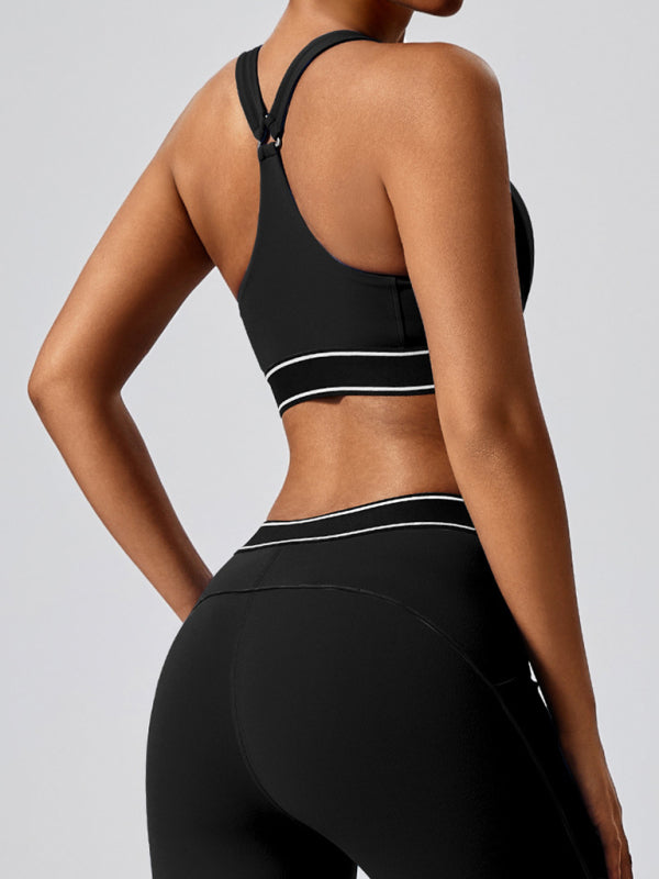 Eco-Friendly Racerback Bra for Optimal Workout Support Sporty Bra