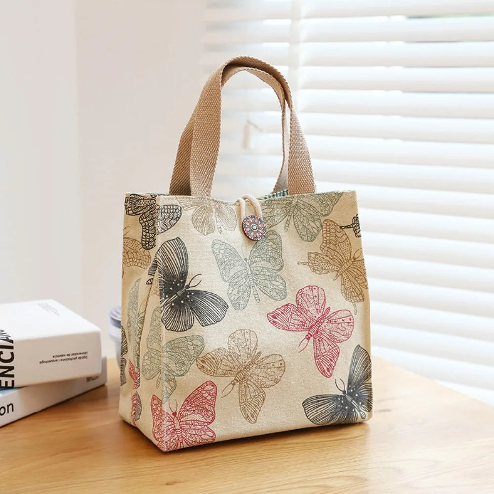 Daily Butterfly Print Handbag | Versatile & Durable HandBags