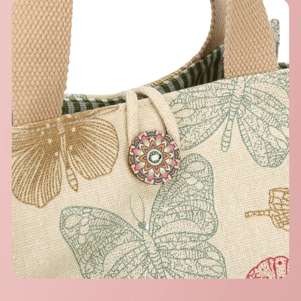 Daily Butterfly Print Handbag | Versatile & Durable HandBags