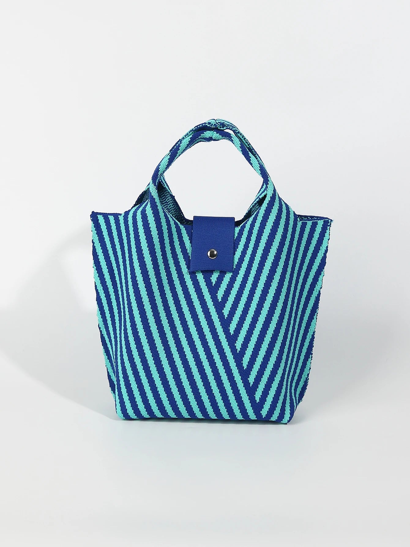 Daily Stripe Knit Handbag HandBags