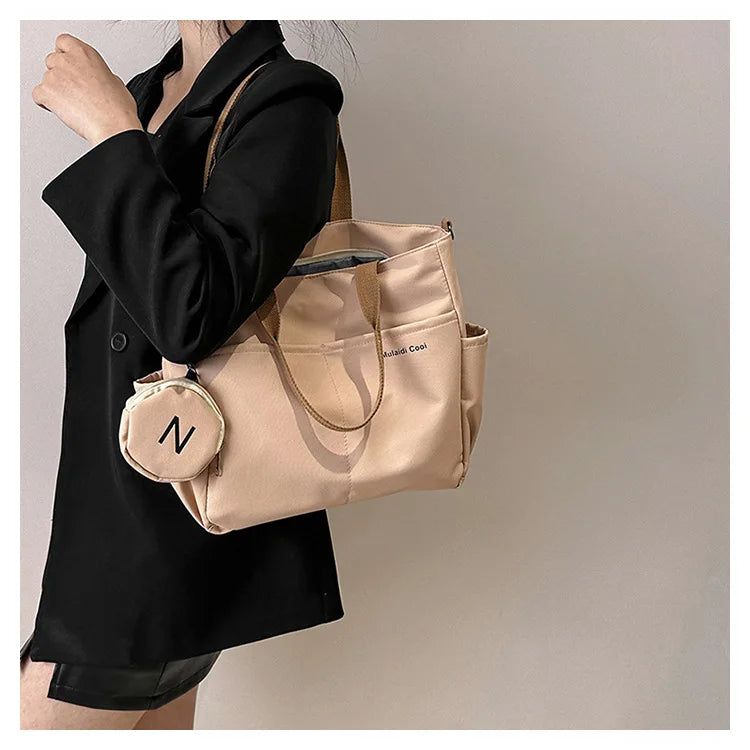 Daily Shoulder Bag with Crossbody Function & Coin Purse HandBags