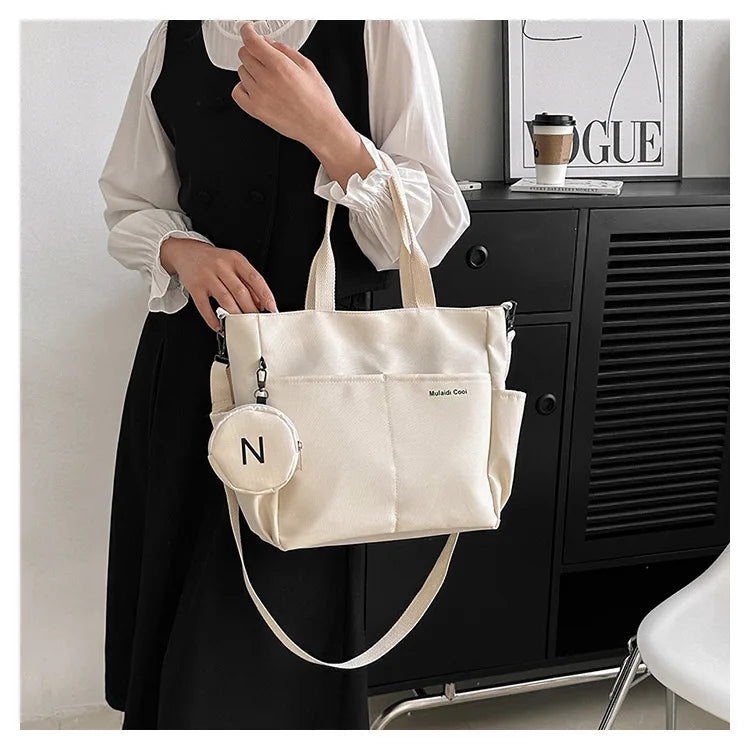 Daily Shoulder Bag with Crossbody Function & Coin Purse HandBags